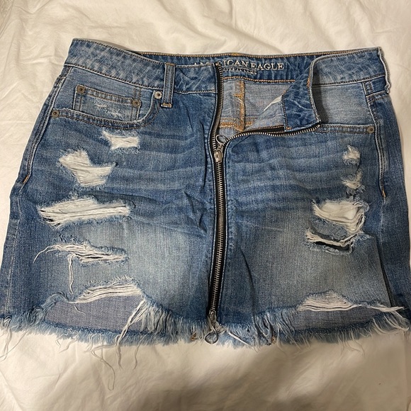 American eagle front zip mini skirt - Picture 3 of 3
